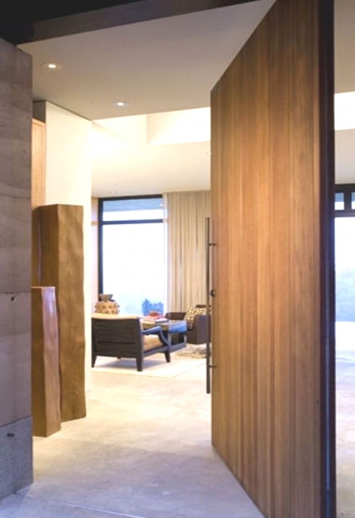 Modern Home Decor Large Pivot Door Insulated Wood Door