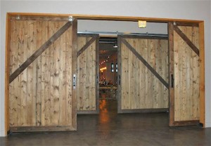 10 x 10 non warping large wood sliding barn doors 50 year guarantee